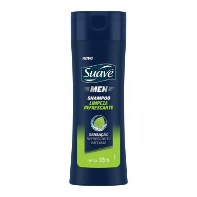 Shampoo Suave Men Limpeza Refrescante com 325ml