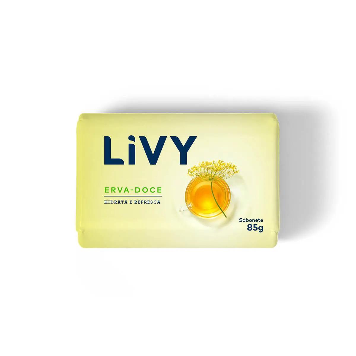 Sabonete em Barra Livy Erva Doce com 85g