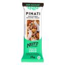 Barra de Amendoim, Castanha e Semente Pinati Nuts Chips de Coco com 25g