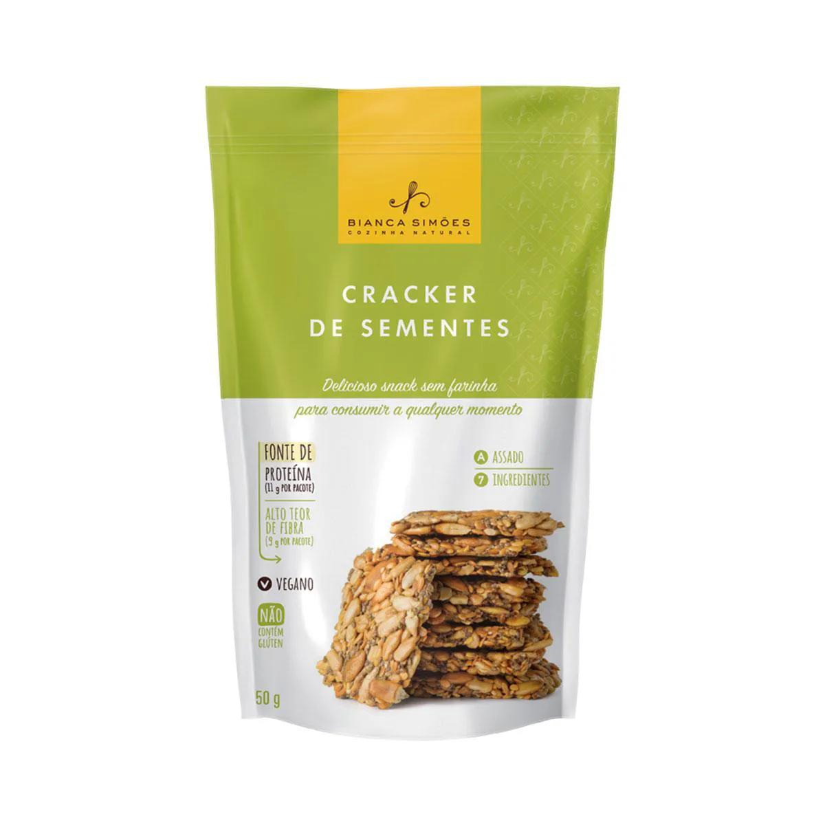Snack Bianca Simões Cracker de Sementes com 50g
