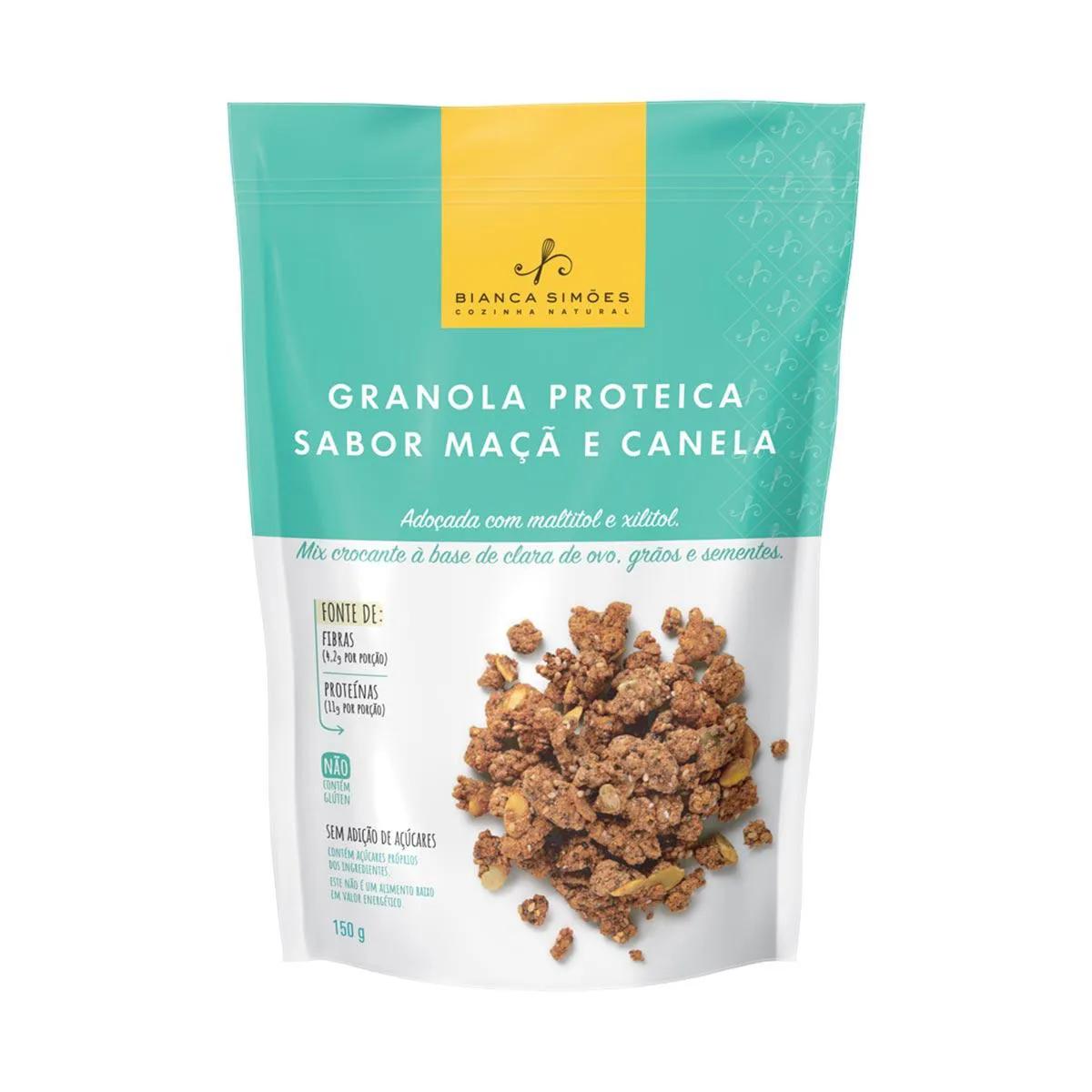 Granola Proteica Bianca Simões Maçã e Canela com 150g