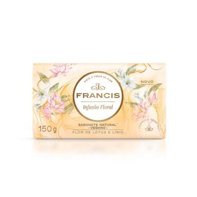Sabonete em Barra Francis Infusão Floral Flor de Lótus e Lírio com 150g