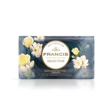 Sabonete em Barra Francis Infusão Floral Flor de Magnólia e Rosas com 150g