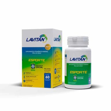 Suplemento Alimentar Lavitan Esporte com 60 Comprimidos