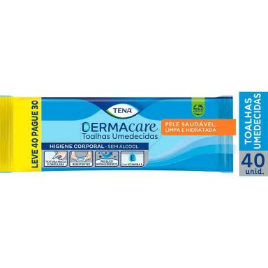 Toalha Umedecida Tena Dermacare 40 unidades