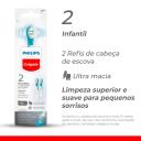 Refil para Escova de Dente Elétrica Philips Colgate SonicPro Infantil com 2 recargas