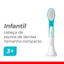 Refil para Escova de Dente Elétrica Philips Colgate SonicPro Infantil com 2 recargas