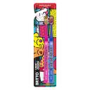 Kit Escova Dental Dentalclean Romero Britto com 2 unidades