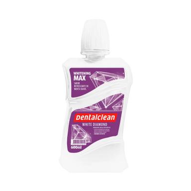 Enxaguante Antisséptico Bucal DentalClean White Diamond com 600ml