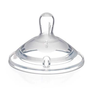 Bico para Mamadeira Chicco Step Up Fluxo Rápido 6 meses+ com 2 unidades