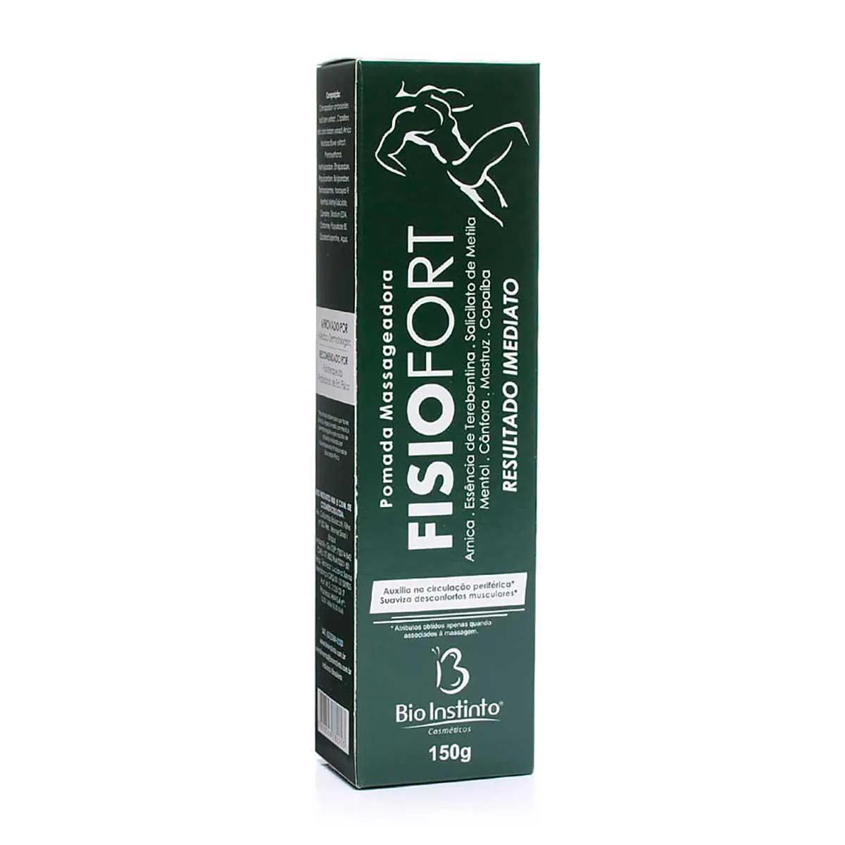 Pomada Massageadora Bio Instinto Fisiofort com 150g