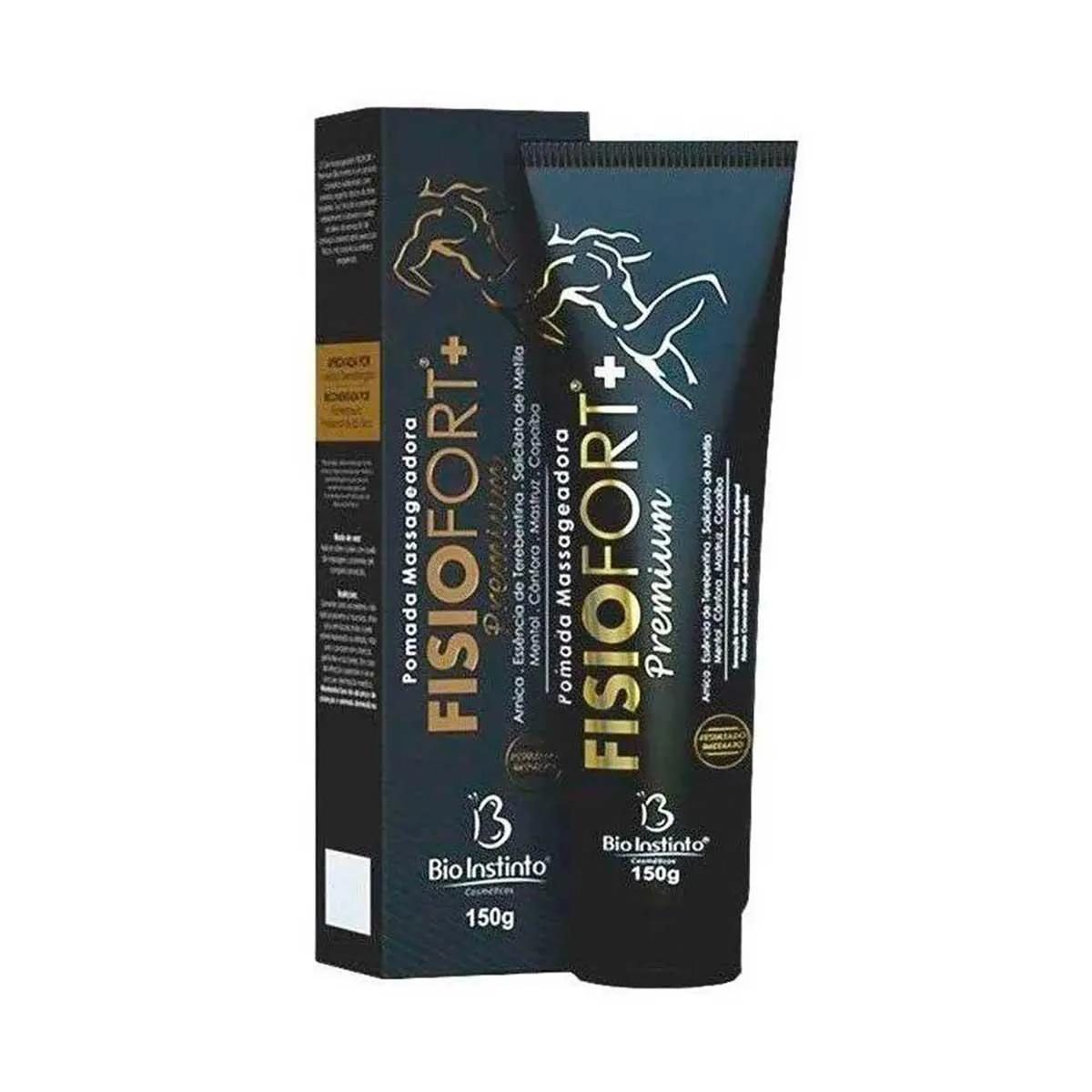 Pomada Massageadora Bio Instinto Fisiofort+ Premium com 150g