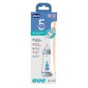 Mamadeira Chicco Perfect 5 Fluxo Rápido 4m+ Azul de 300ml