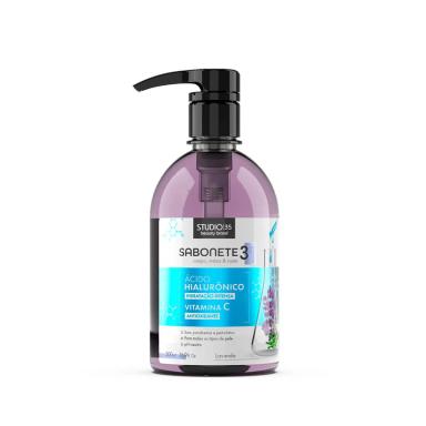 Sabonete Líquido 3 em 1 Studio 35 Lavanda com 500ml