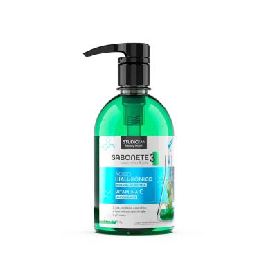 Sabonete Líquido 3 em 1 Studio 35 Capim Limão com 500ml