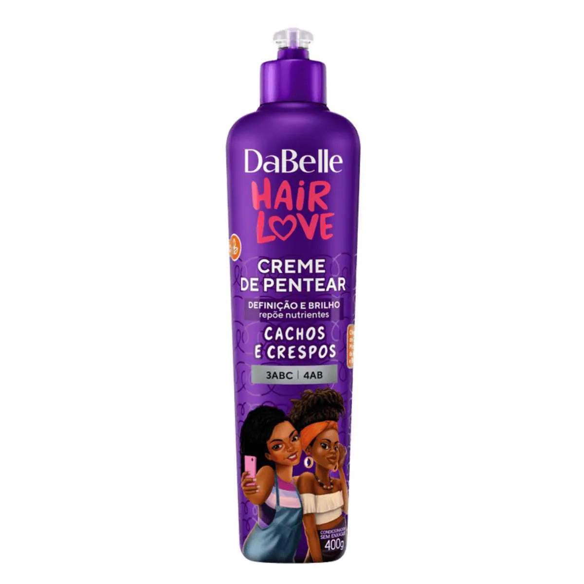 Creme para Pentear DaBelle Hair Love Cachos e Crespos com 400g