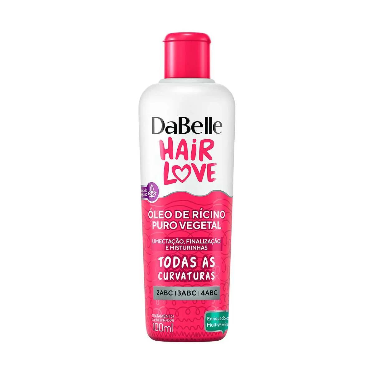 Óleo de Rícino Puro Vegetal DaBelle Hair Love com 100ml