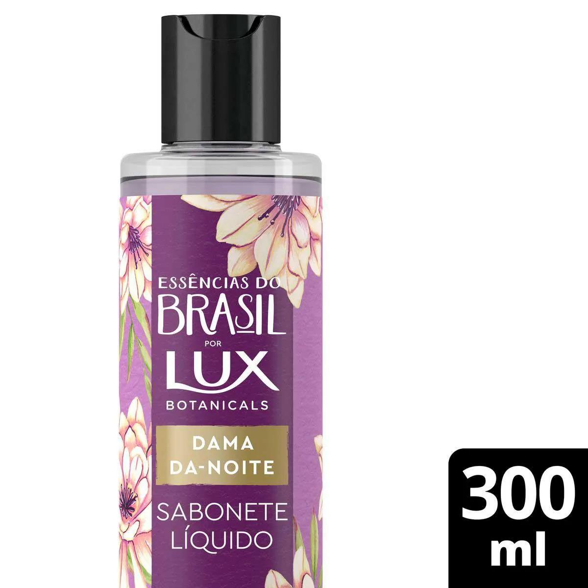 Sabonete Líquido Lux Botanicals Essências do Brasil Dama-da-Noite com 300ml