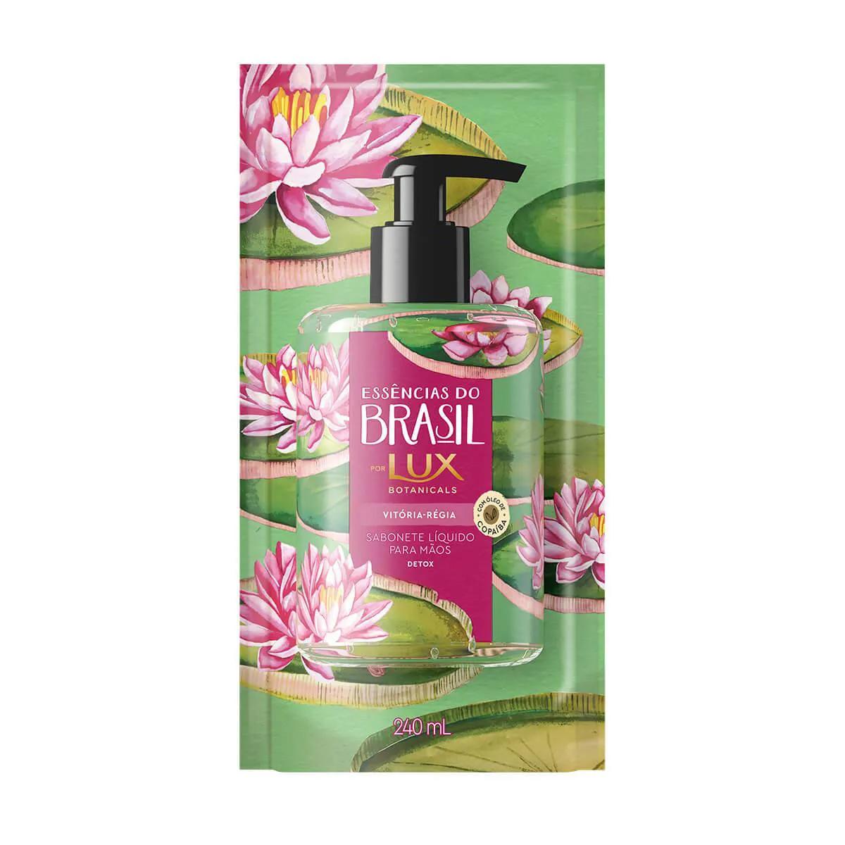 Sabonete Líquido para as Mãos Lux Botanicals Essências do Brasil Vitória-Régia com 240ml