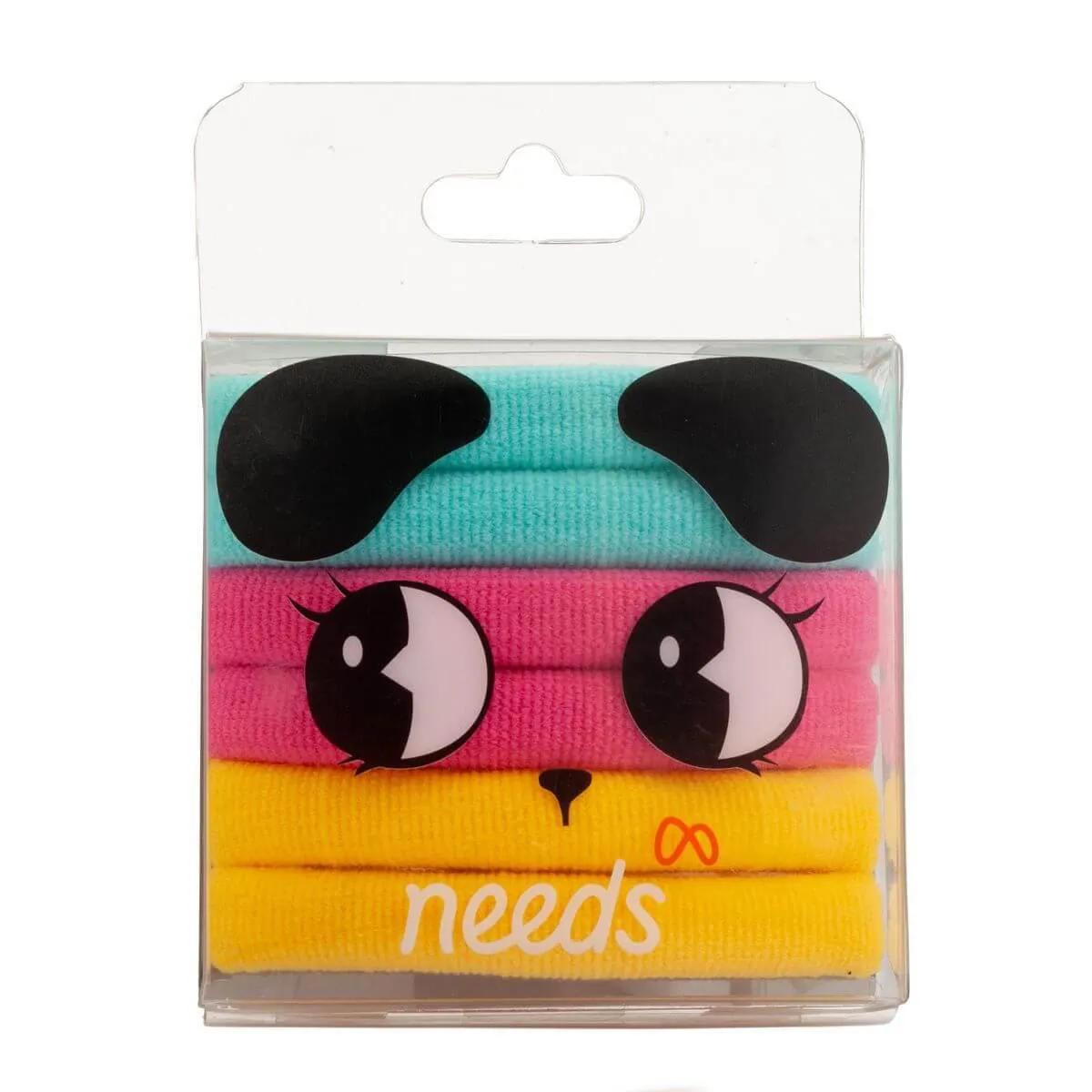 Conjunto de Elásticos para os Cabelos Needs Cachorro com 6 unidades