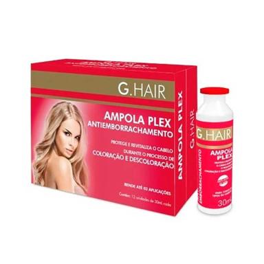 Ampola Plex G. Hair Antiemborrachamento com 12 Unidades