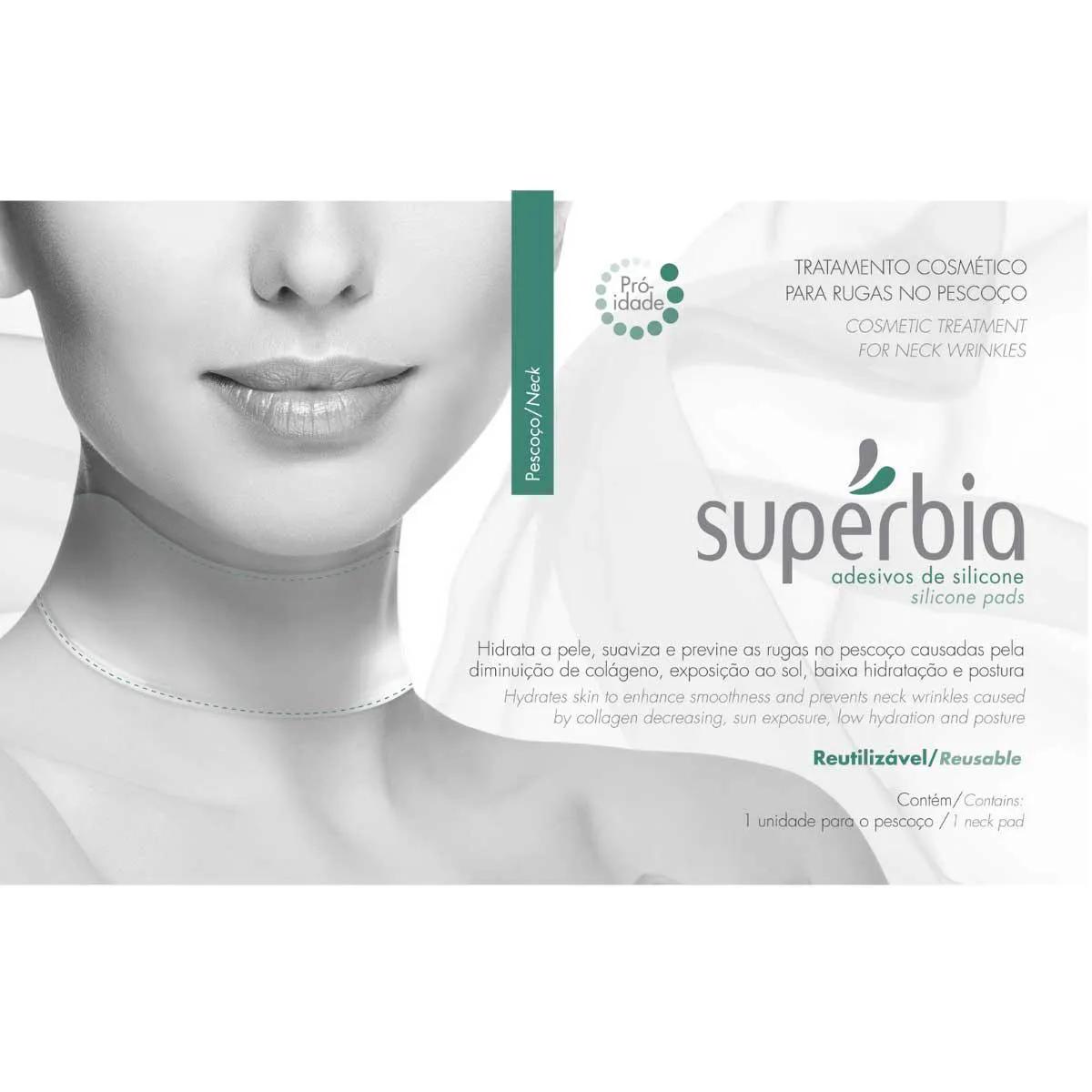 Adesivo de Silicone para Rugas no Pescoço Supérbia com 1 unidade