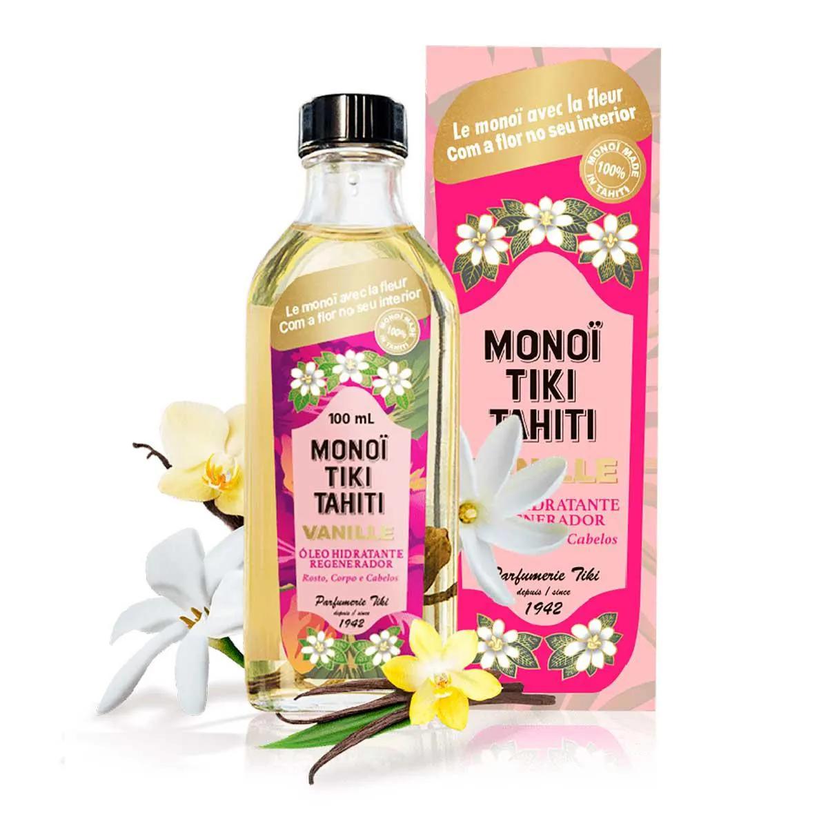 Óleo Regenerador Hidratante Monoï Tiki Vanille com 100ml