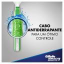 Kit Gillette Barbeador Mach3 Sensitive Acqua Grip 1 aparelho + 3 cargas + Espuma de Barbear Sensitive 56g