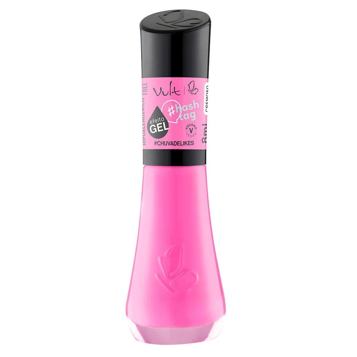 Esmalte Vult 5Free #Hashtag #chuvadelikes Efeito Gel com 8ml