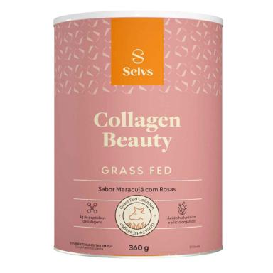 Suplemento Alimentar Selvs Collagen Beauty Grass Fed Maracujá com Rosas 360g