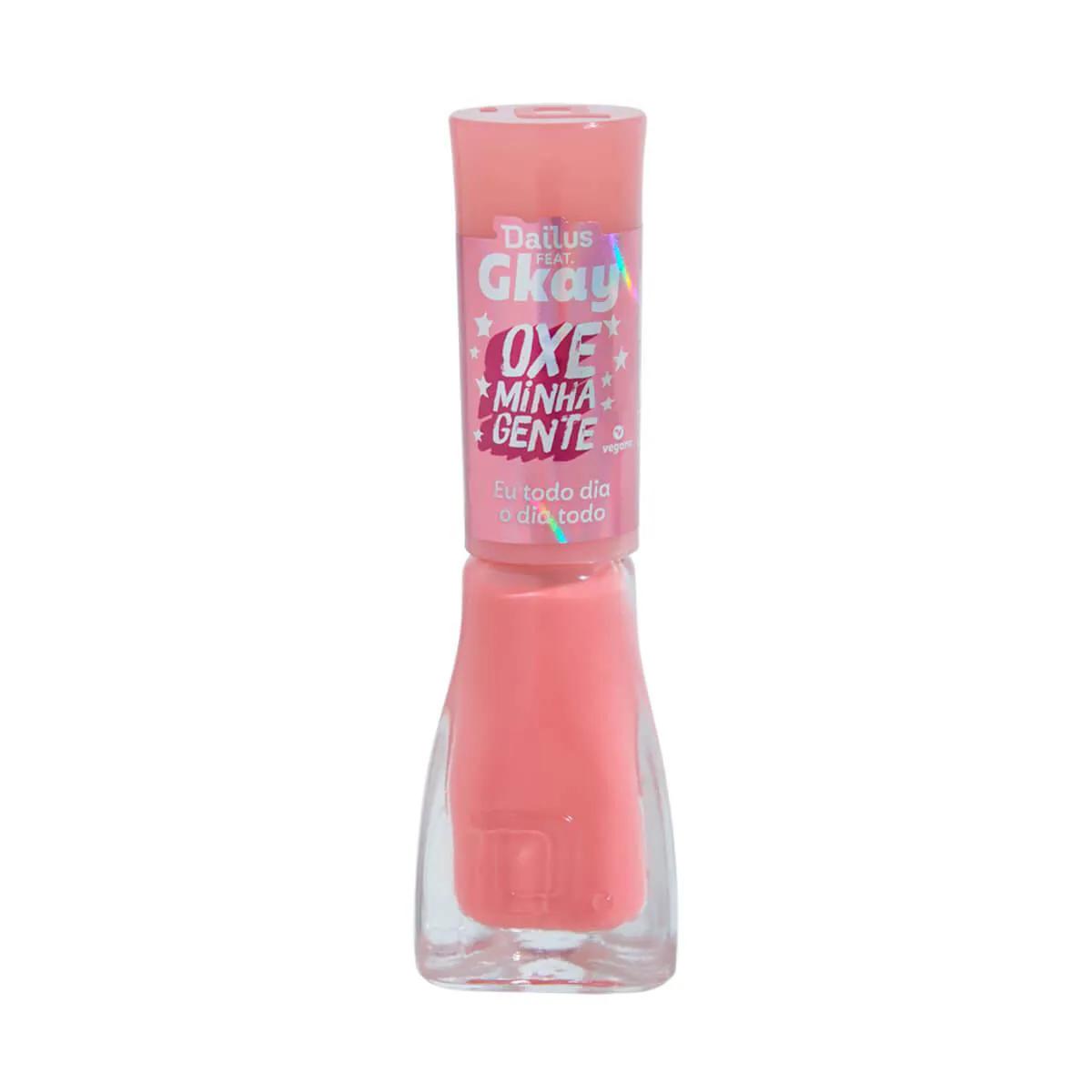 Esmalte Dailus Coral Gkay Claro Eu Todo Dia o Dia Todo com 8ml