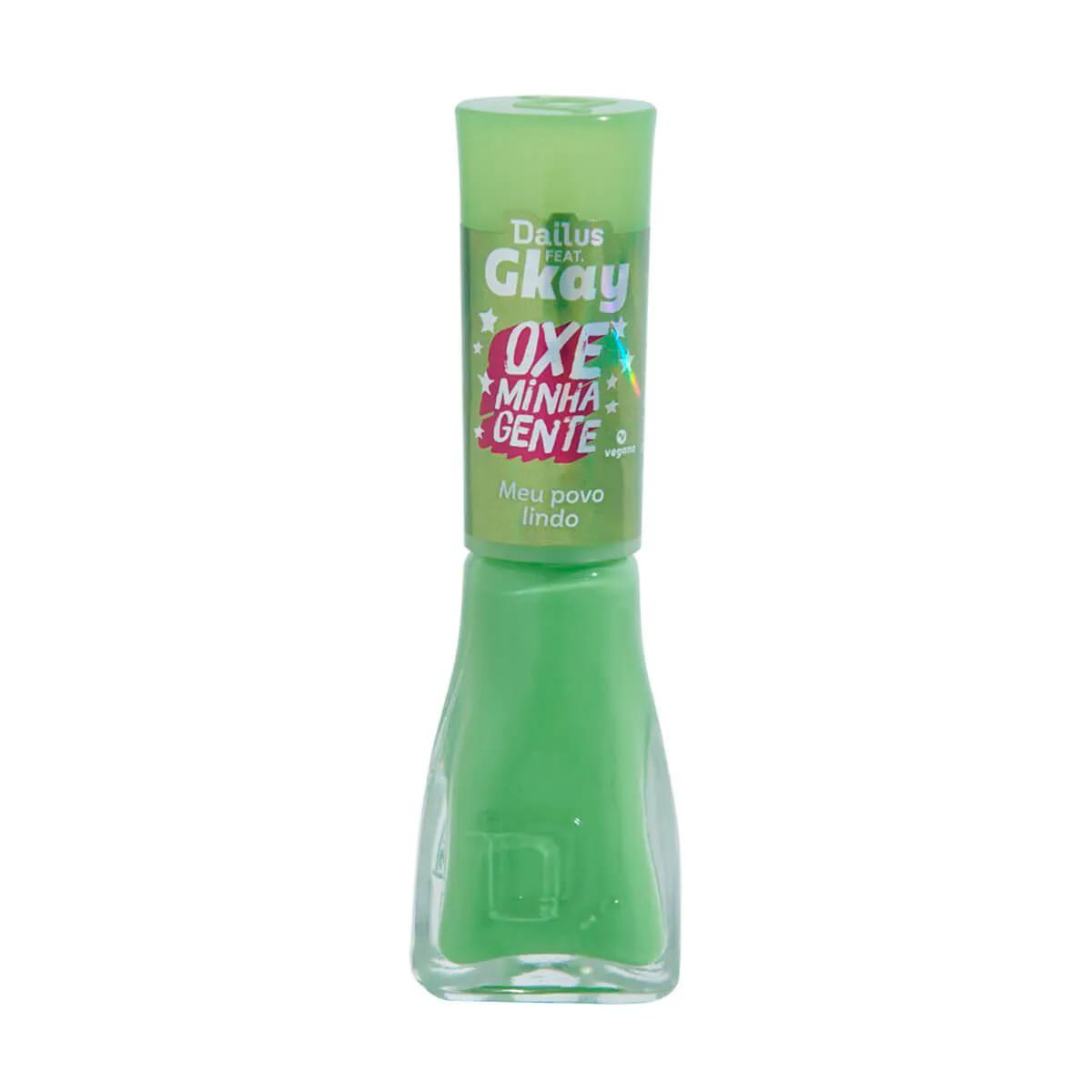 Esmalte Dailus Verde Gkay Meu Povo Lindo com 8ml