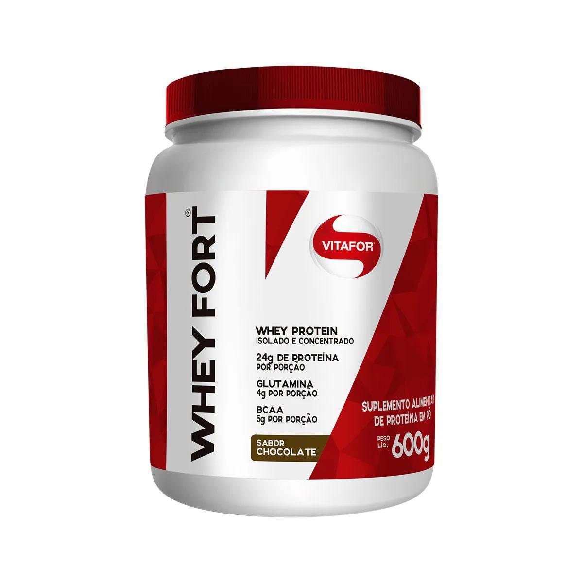 Whey Protein Vitafor Whey Fort Chocolate 600g