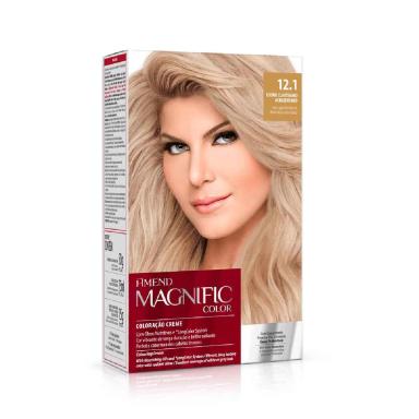 Coloração Creme Amend Magnific Color 12.1 Louro Claríssimo Acinzentado com 1 Unidade