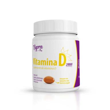 Vitamina D Vigora Plus 200UI 60 Cápsulas