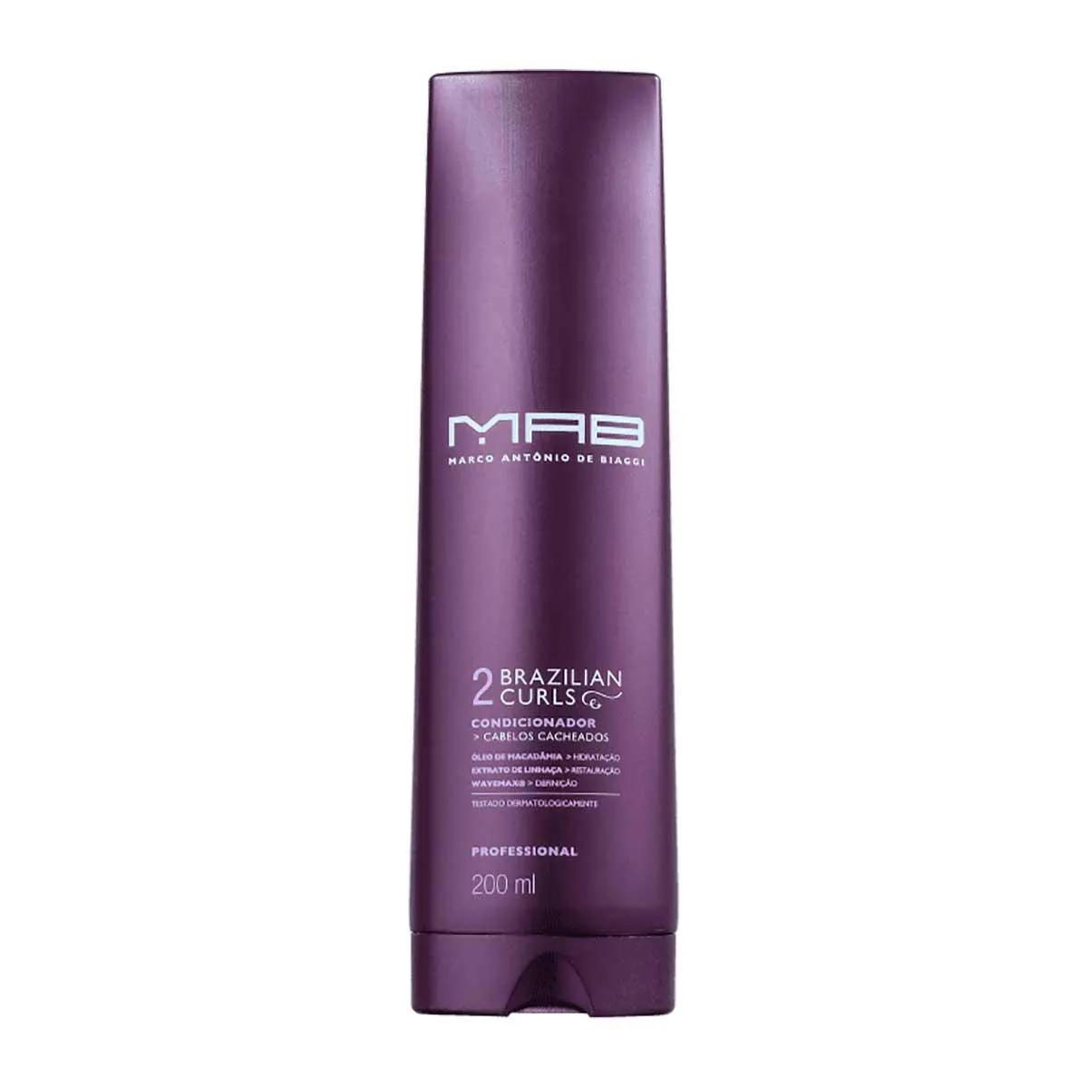 Condicionador MAB Brazilian Curls com 200ml