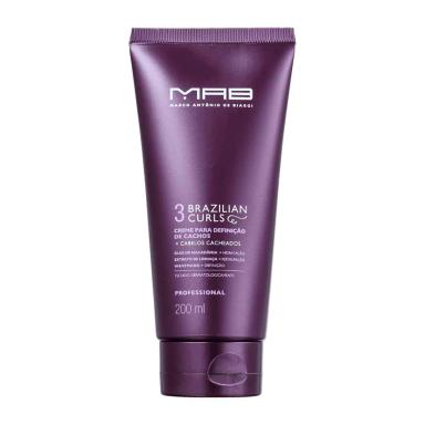 Creme Finalizador de Cachos MAB Brazilian Curls com 200ml
