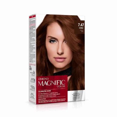 Tintura Creme Amend Magnific Color 7.47 Canela com 1 Unidade