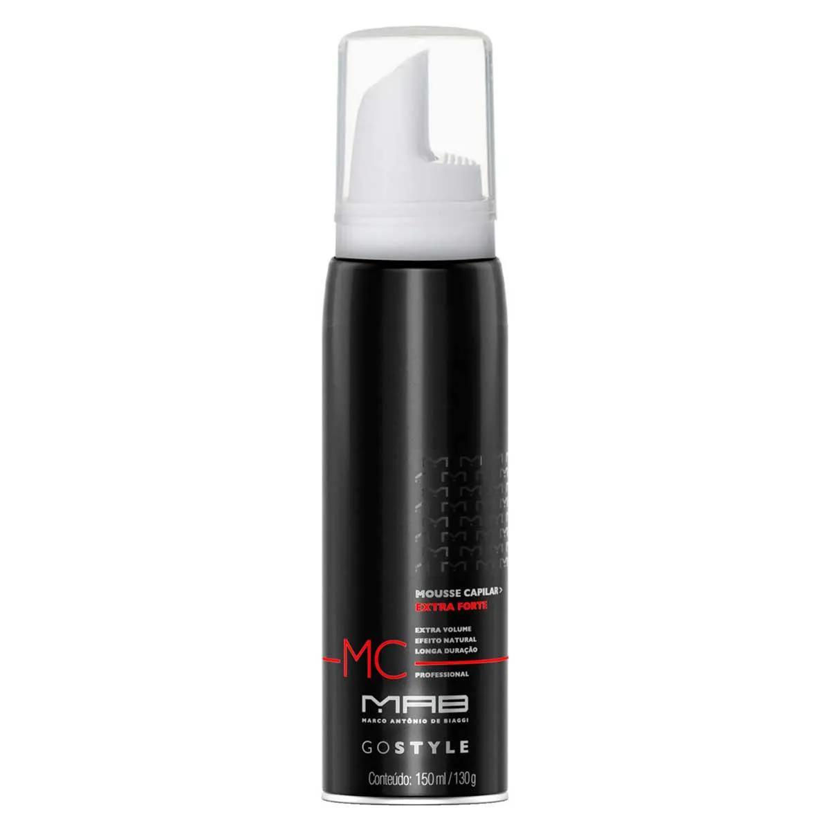 Mousse Capilar MAB Go Style Extra Forte com 150ml
