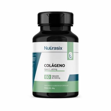 Suplemento Alimentar Nutrasix Colágeno Tipo II com 60 Cápsulas