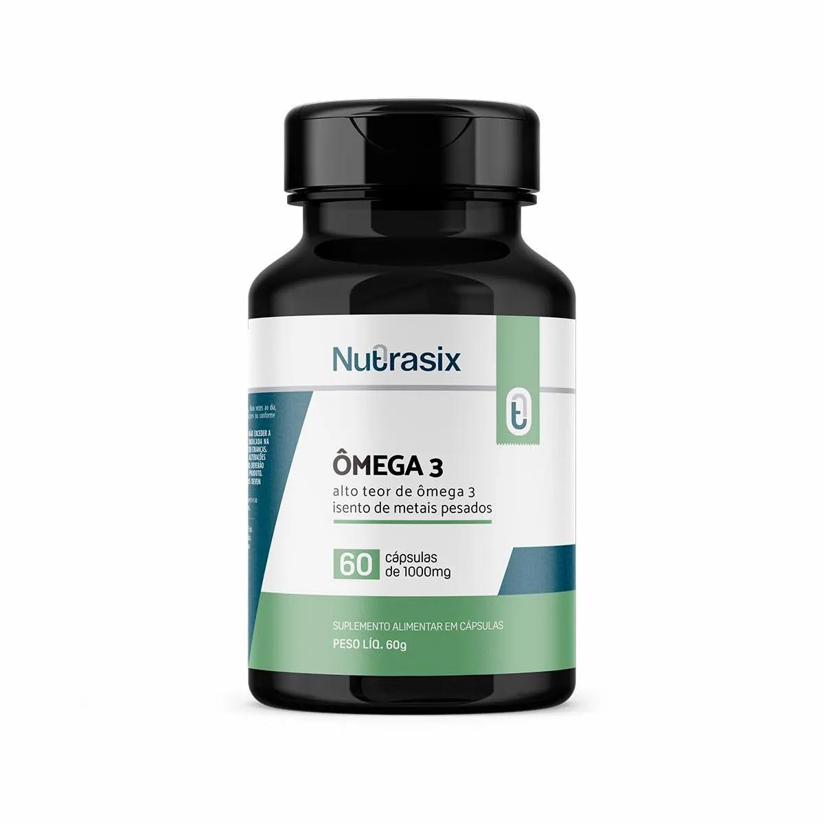 Suplemento Alimentar Nutrasix Ômega 3 com 60 Cápsulas