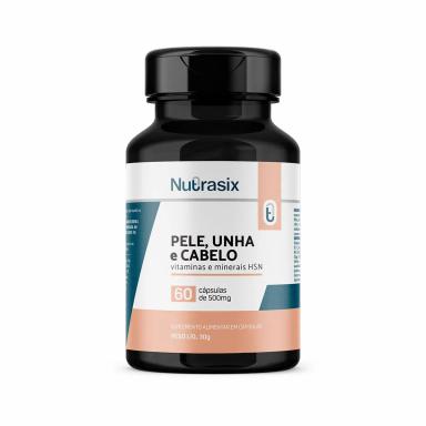 Suplemento Alimentar Nutrasix Pele, Unha e Cabelo com 60 Cápsulas