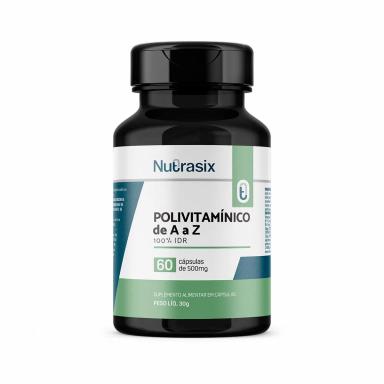 Suplemento Alimentar Nutrasix Polivitamínico de A a Z com 60 Cápsulas