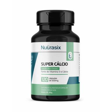 Suplemento Alimentar Nutrasix Super Cálcio com 120 Cápsulas