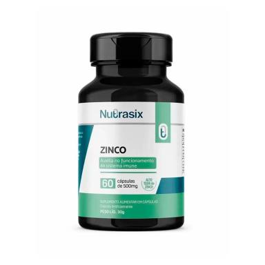 Suplemento Alimentar Nutrasix Zinco com 60 Cápsulas