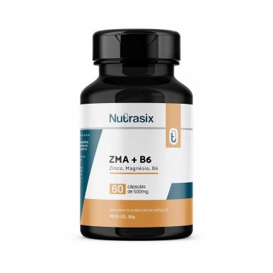 Suplemento Alimentar Nutrasix ZMA + B6 com 60 Cápsulas