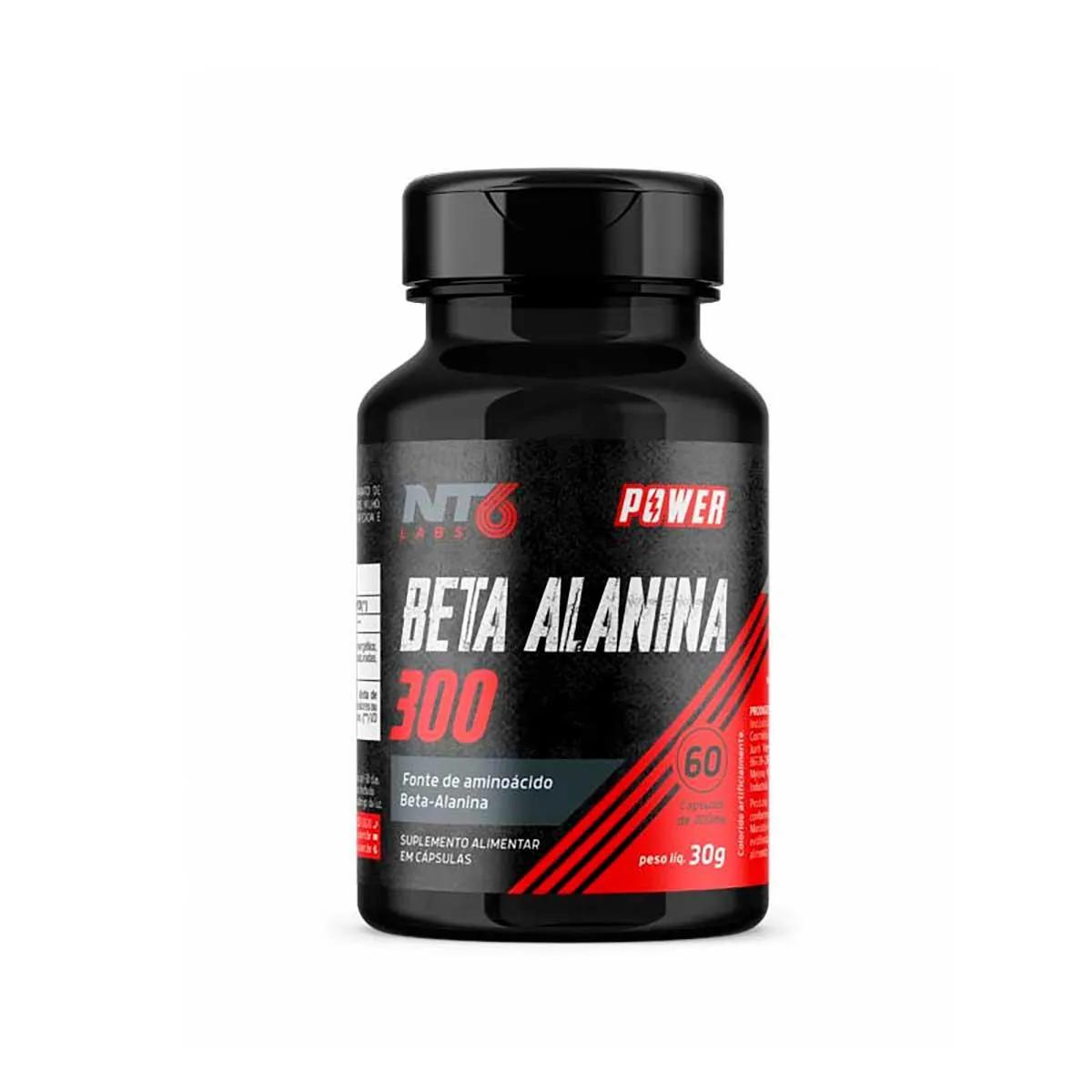 Suplemento Alimentar NT6 Labs Beta Alanina 60 Cápsulas