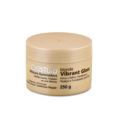 Máscara Capilar Iluminadora C.Kamura Blonde Vibrant Gloss com 250g