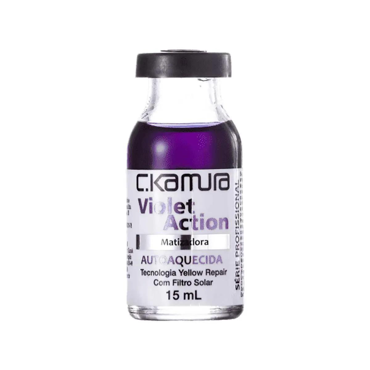 Ampola de Tratamento C.Kamura Violet Action Matizadora com 15ml
