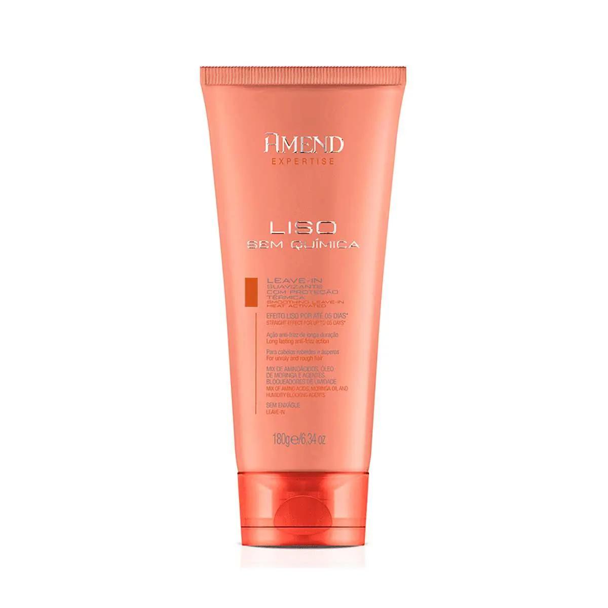Leave-in Amend Termo-Ativado Suavizante Liso Sem Química com 180g